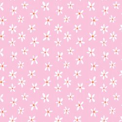 Painterly Daisies in Pink
