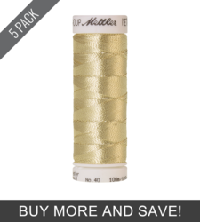 Pale Gold (7633-0496) - Metallic - 109 Yards (5 Pack)