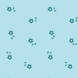 Posy in Aqua Blue