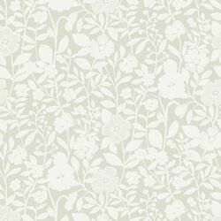 Tonal Wildflowers in Lichen Green