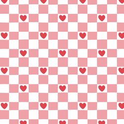 Heart Checkerboard in Love Ya