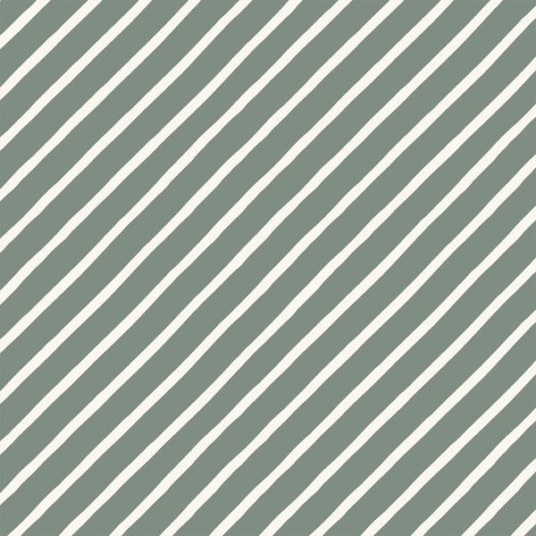 Sweet Candy Stripe in Lilypad Green