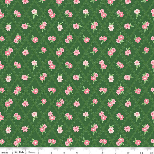 Stitched Flowers in Pickle
