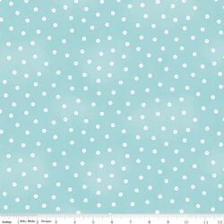 Baby Button Dot in Blue