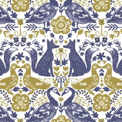 Folk Tails in Indigo