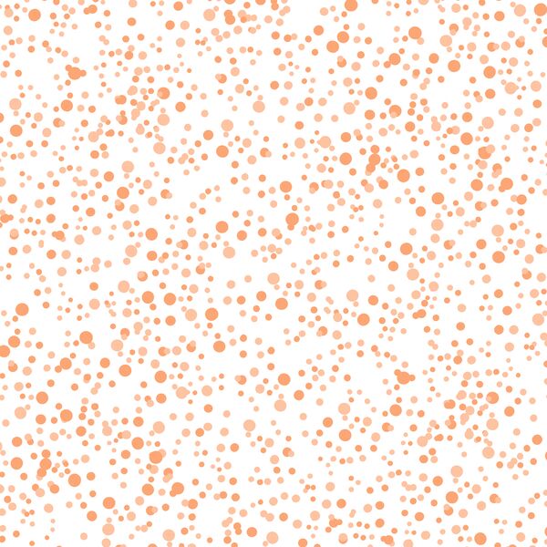 Splatter Dots in Summer Peach