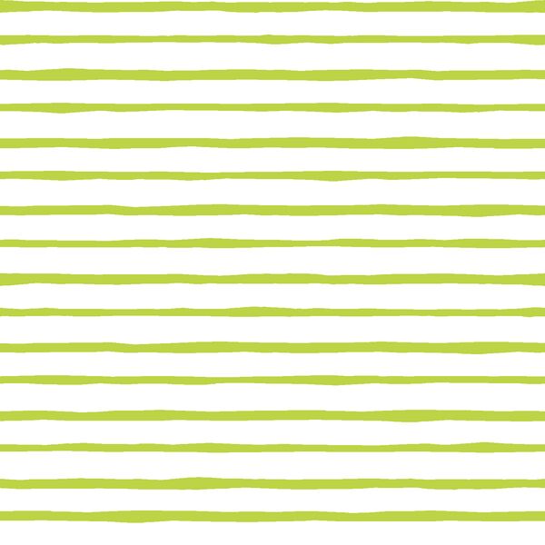 Artisan Stripe in Lime on White