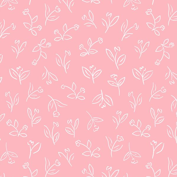 Sketched Buds in Blooming Pink