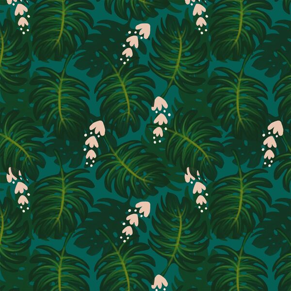 Monstera Leaves in Lush