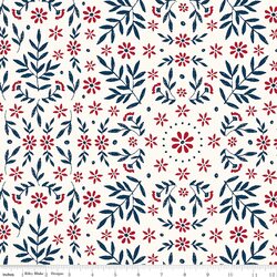 Ditsy Floral in Cloud