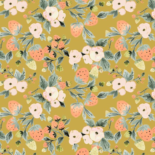 Strawberry Bouquet in Golden Olive