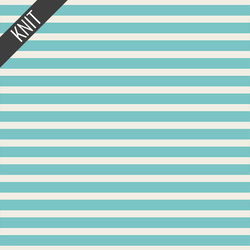 Striped Alike Knit in Aqua