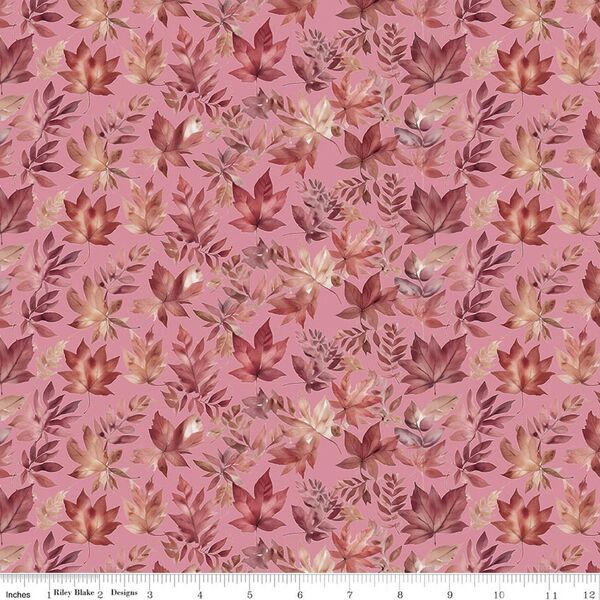 Leaves in Pink