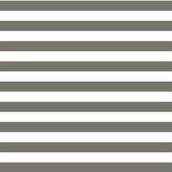 Horizontal Candy Stripe in Greige