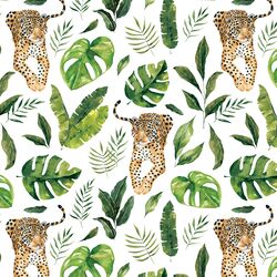 Jungle Jaguar in White