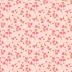 Heart Garden in Petal Pink