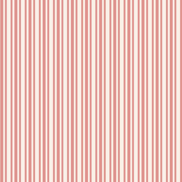Ticking Stripe in Vintage Rose