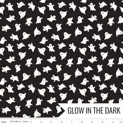 Ghosts in Black Glow in the Dark
