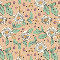 Magical Daisies in Peach
