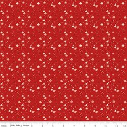Delicate Floral in Red