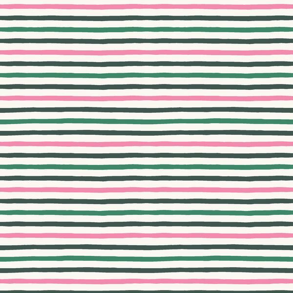 Yuletide Stripe in Sachet Pink