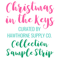 Christmas in the Keys Sample Strip