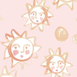 Large Sun Goddess in Pink Sand
