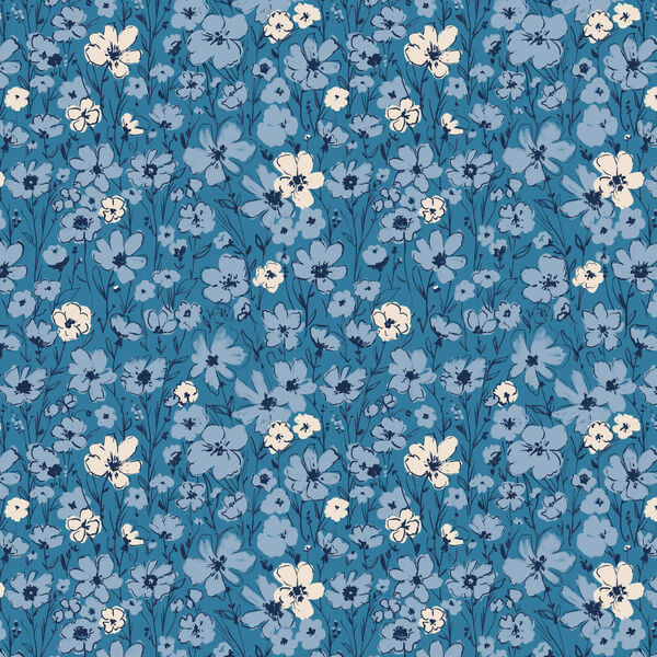 Wildflowers in Blue