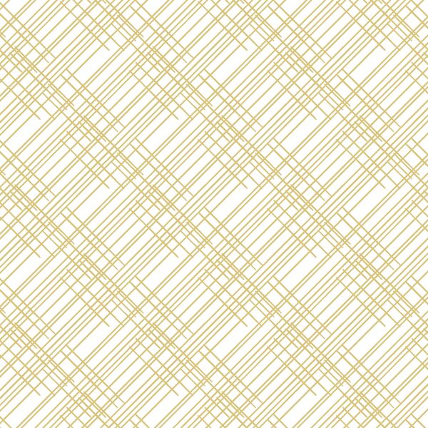 Thatched in Honey on White