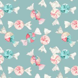Peppermint Candy in Frosty Teal