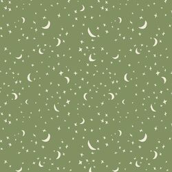 Celestial Stars in Green