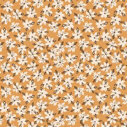Wispy Floral in Pumpkin