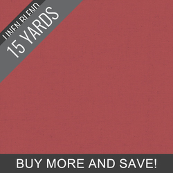Linen Blend Solid in Sedona - 15 Yard Bolt