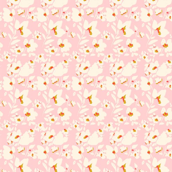 Painted Floral in Pink