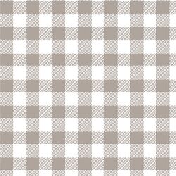 Medium Buffalo Plaid in Taupe