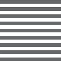 Horizontal Candy Stripe in Charcoal
