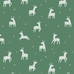 Prancing Deer in Pine