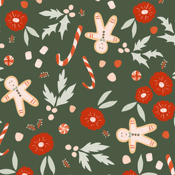 Large Christmas Sweets in Green