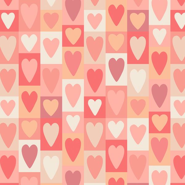 Stacked Hearts in Valentine
