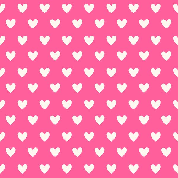 Hearts in Hot Pink