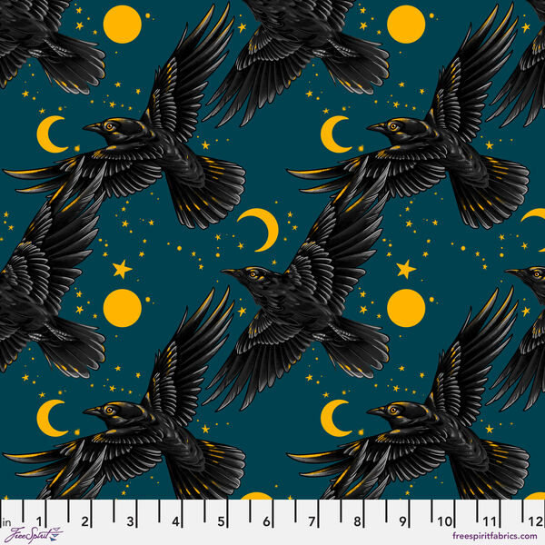 On the Wing in Teal