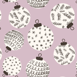Large Ornaments in Lilac