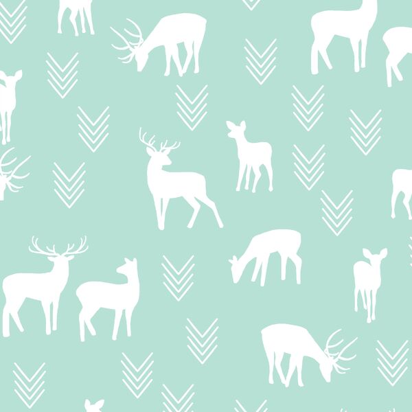 Deer Silhouette in Aloe