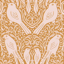 Birds in the Bush in Mustard