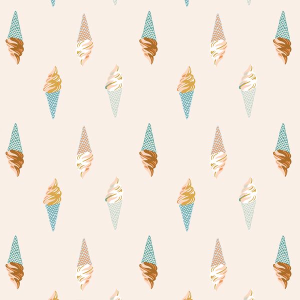 Boho Ice Cream Parlor in Vintage Summer