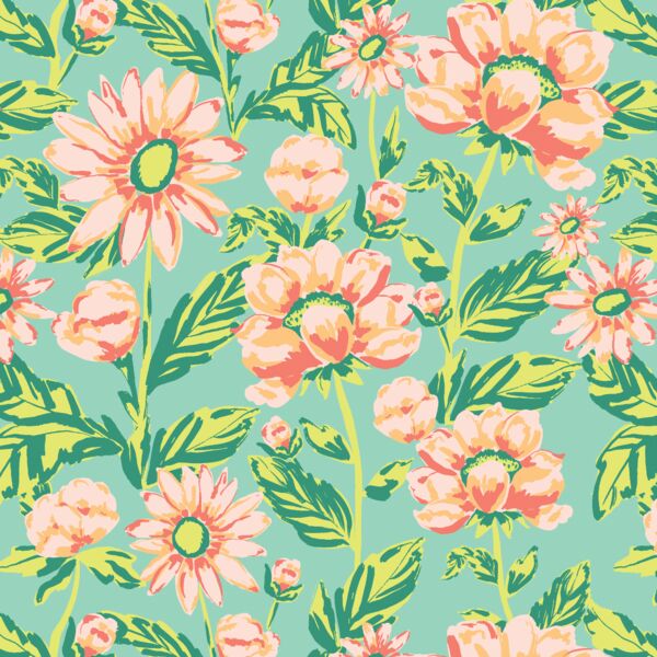 Peonies in Peachy