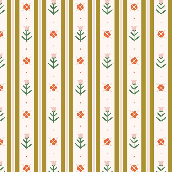 A Very 70s Wallpaper in Multi