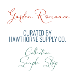 Garden Romance Sample Strip