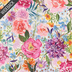 Floral Wideback in Cloud