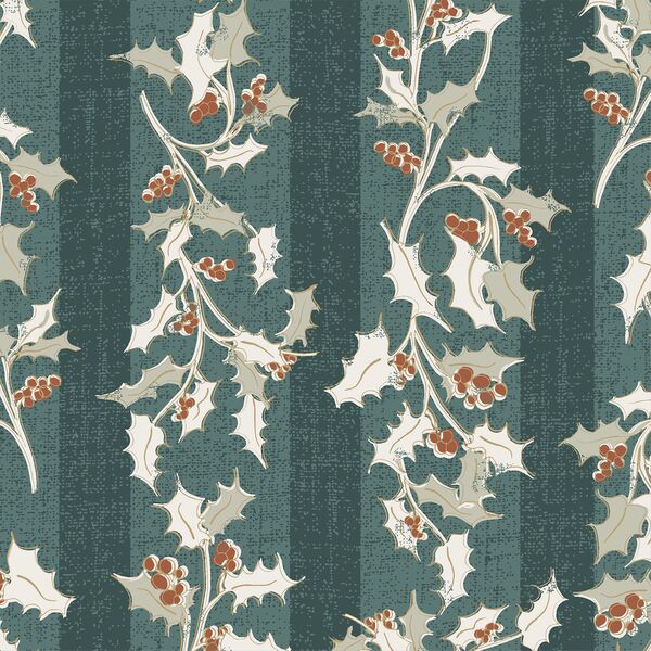 Holly Stripe in Blue Spruce